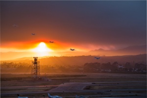 10-ANYE-Santa-Barbara-airport-whittier-wildfire-sunset