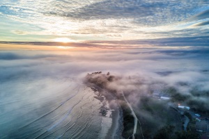 03-ANYE-Santa-Barbara-CA-Beach-aerial-drone-birds-commute